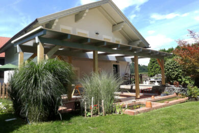 TERASSENÜBERDACHUNGEN u. CARPORTS bis 40m²